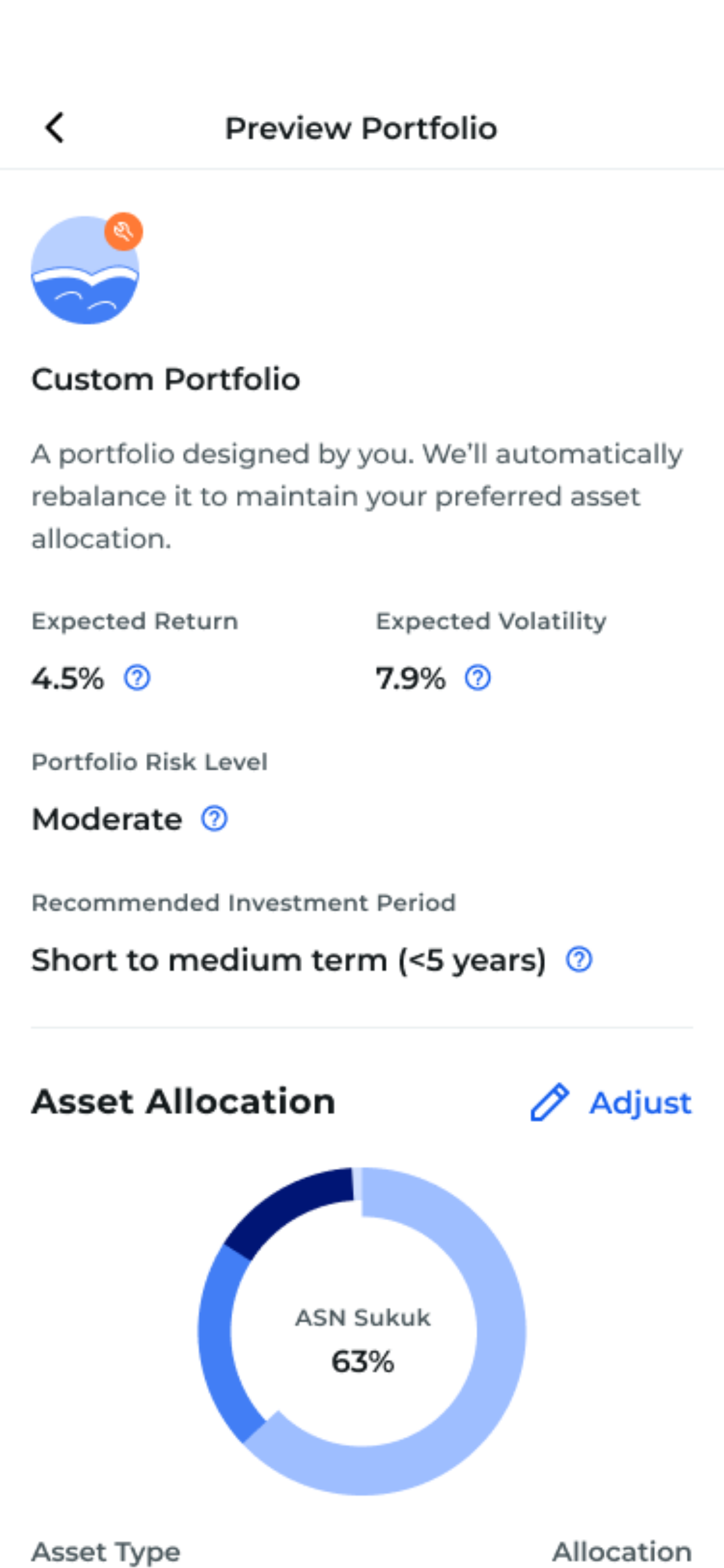 Ria Custom Portfolio - Step 5